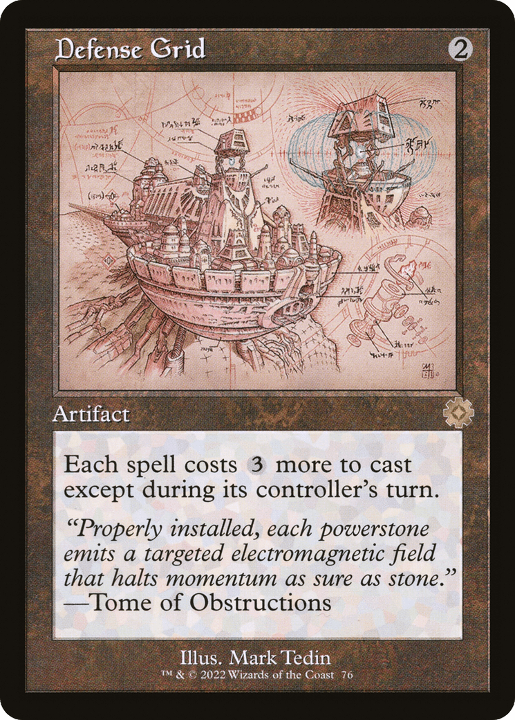 Defense Grid (Retro Schematic) [The Brothers' War Retro Artifacts] Foil