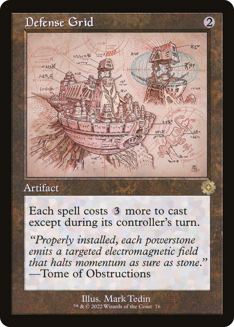 Defense Grid (Retro Schematic) [The Brothers' War Retro Artifacts] Foil