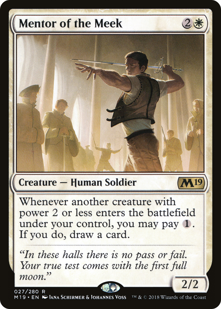 Mentor of the Meek [Core Set 2019] Foil