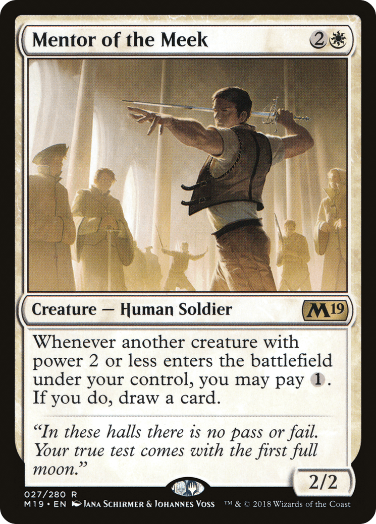 Mentor of the Meek [Core Set 2019] Foil