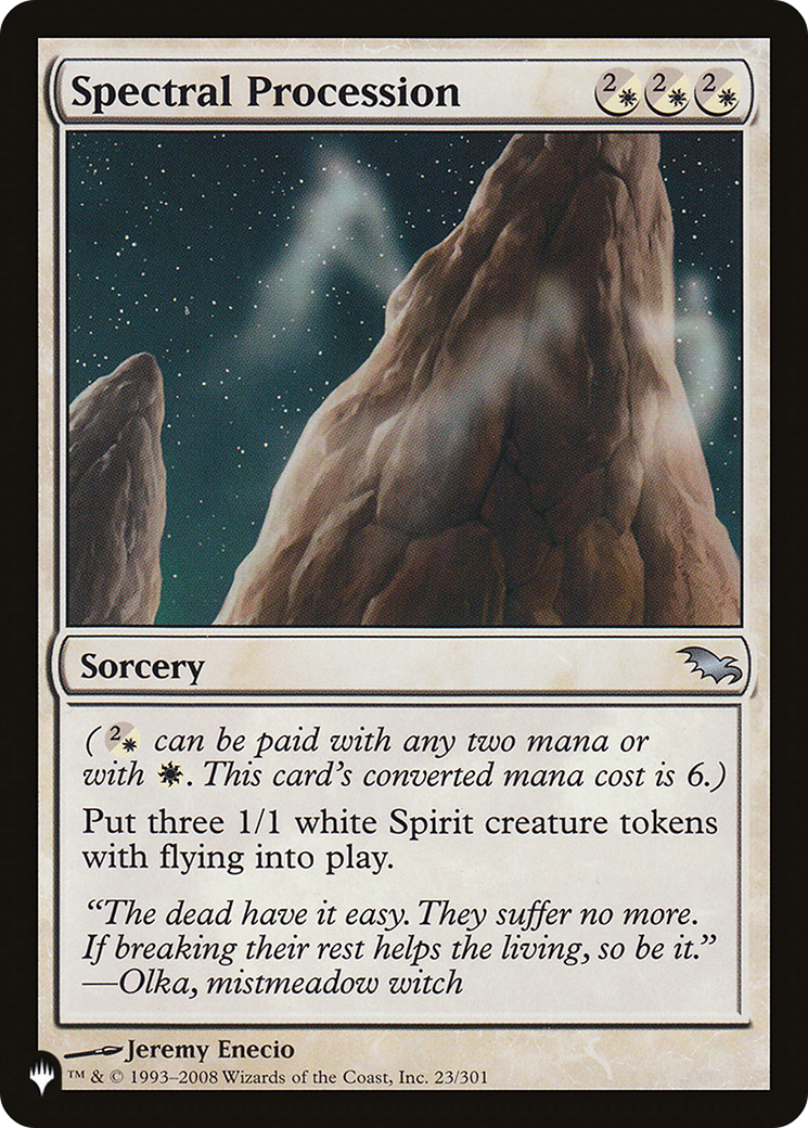 Spectral Procession |  (SHM-23) [The List]