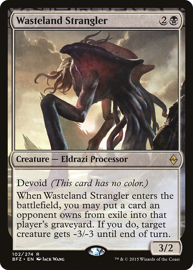 Wasteland Strangler [Battle for Zendikar] Foil