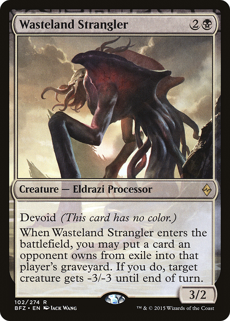 Wasteland Strangler [Battle for Zendikar] Foil