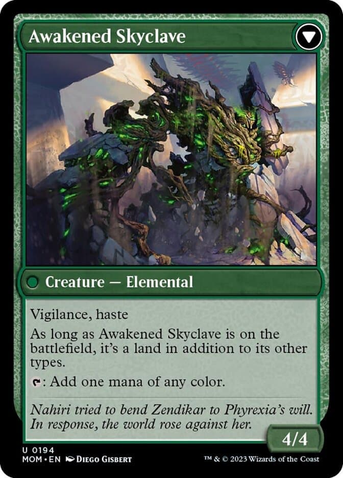 Invasion of Zendikar // Awakened Skyclave [March of the Machine] Foil