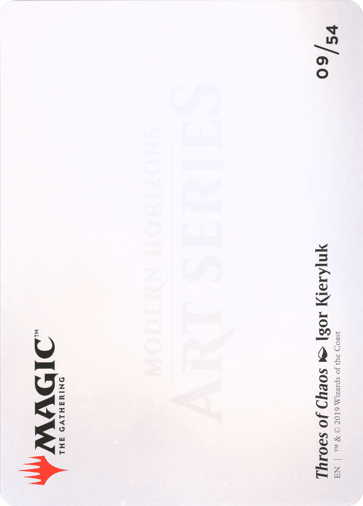 Throes of Chaos // Throes of Chaos (AMH1-009) - Modern Horizons Art Series (Borderless)