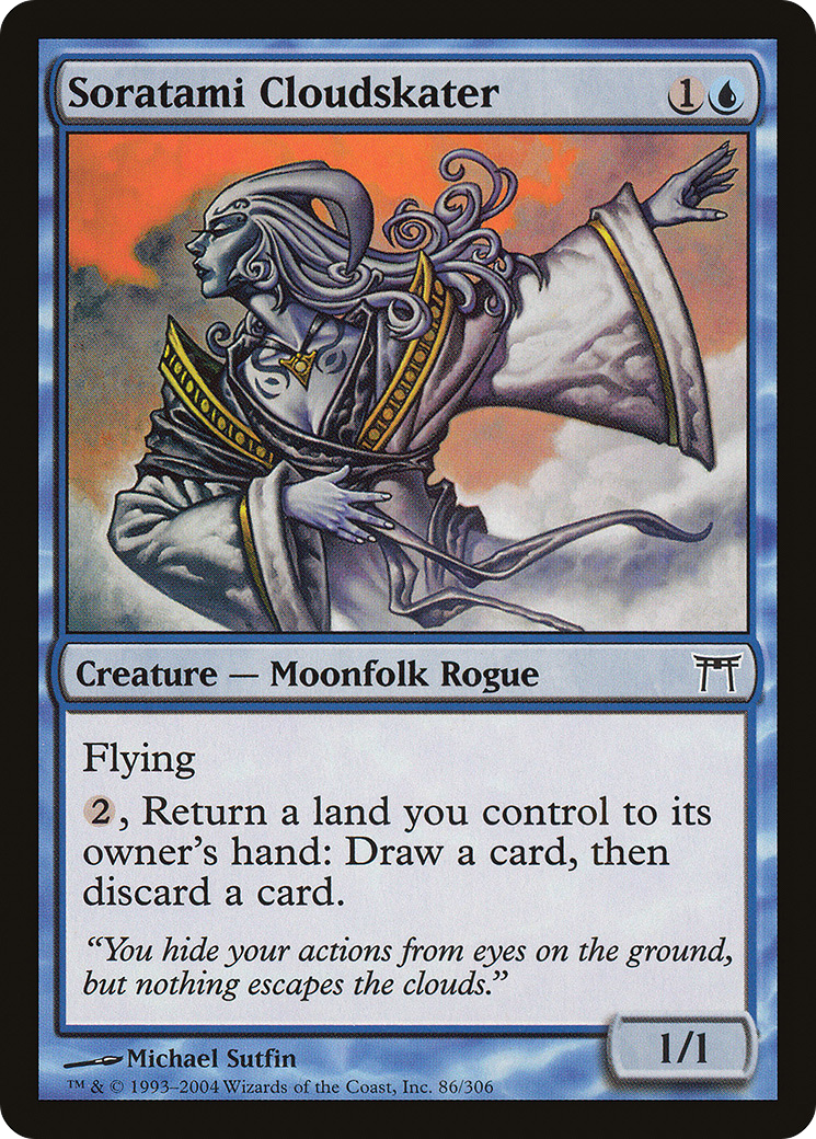 Soratami Cloudskater [Champions of Kamigawa] Foil