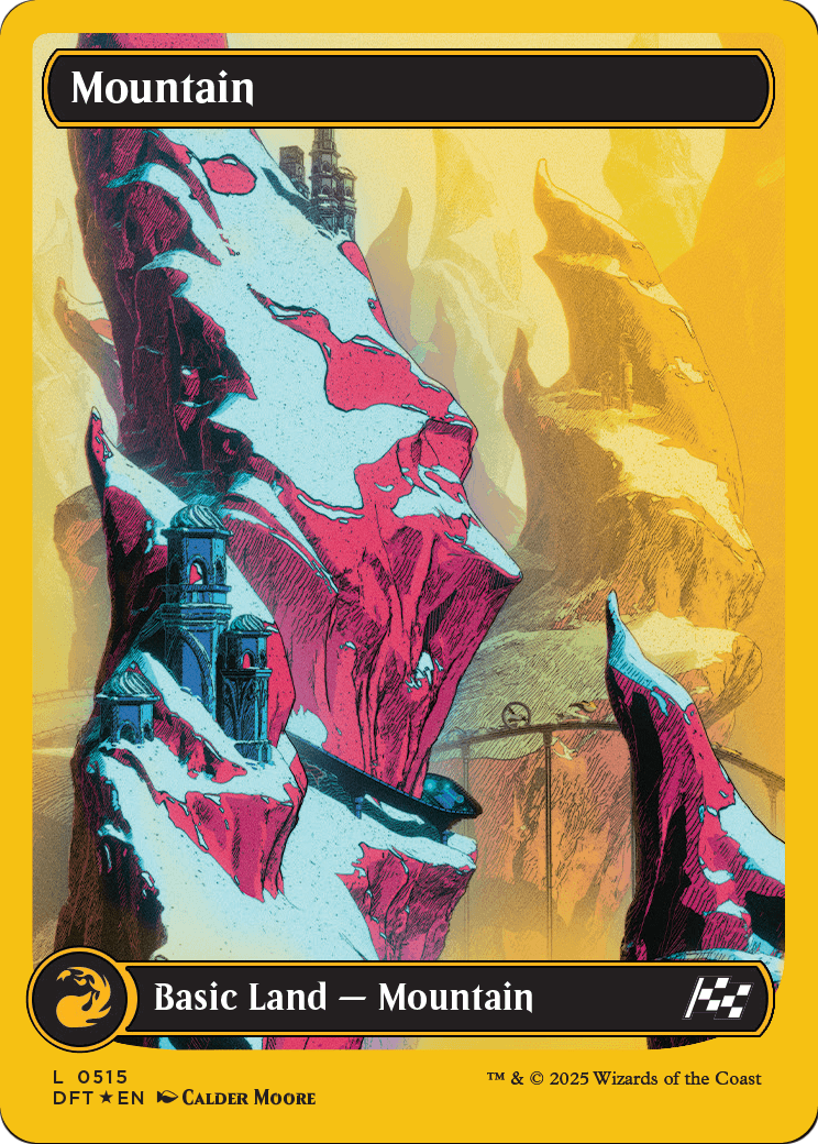 Mountain |  Foil (515) [Aetherdrift]