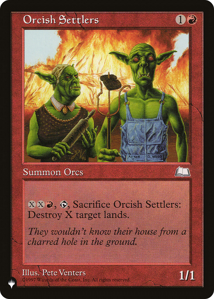 Orcish Settlers |  (WTH-112) [The List]