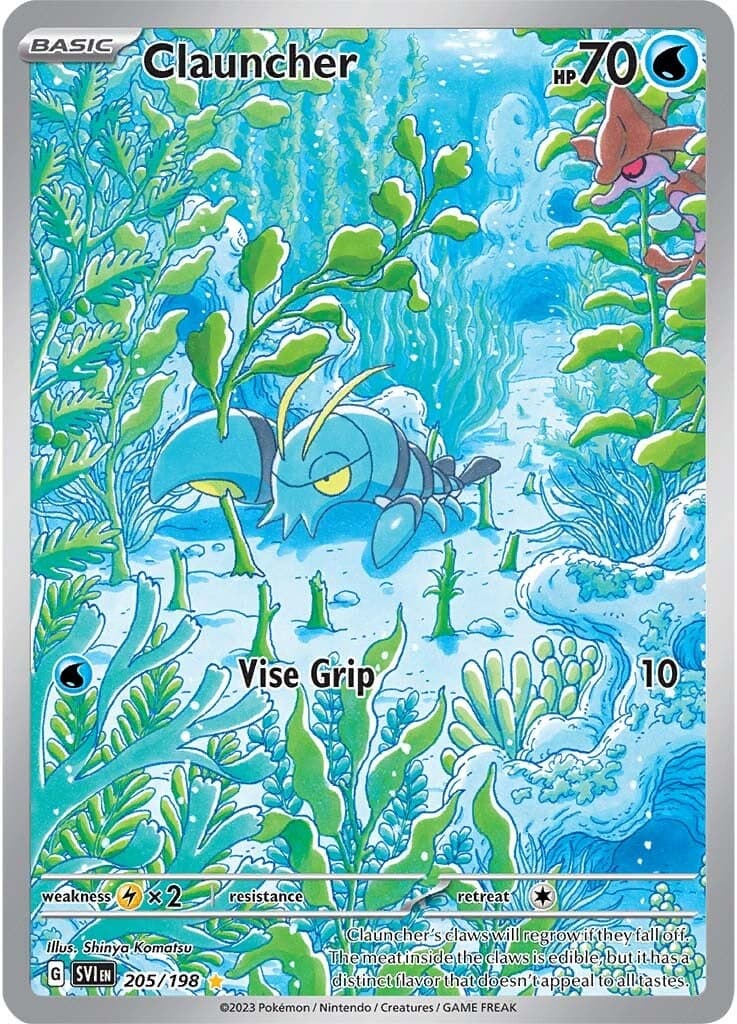 Clauncher 205/198  - Holofoil SV01 Scarlet & Violet Base Set - Illustration Rare