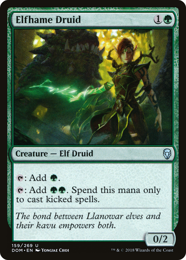 Elfhame Druid [Dominaria] Foil