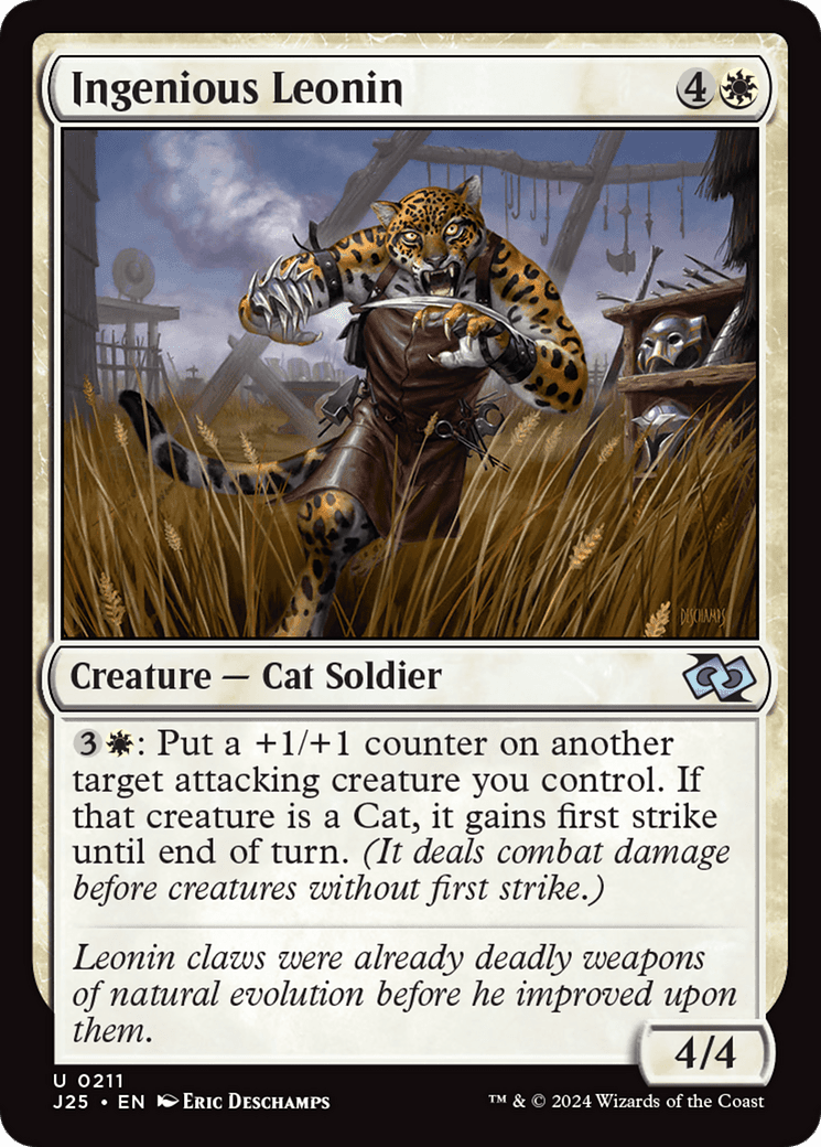 Ingenious Leonin (J25-211) - Foundations Jumpstart