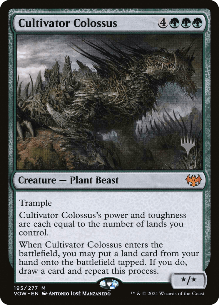 Cultivator Colossus (Promo Pack) [Innistrad: Crimson Vow Promos] Foil