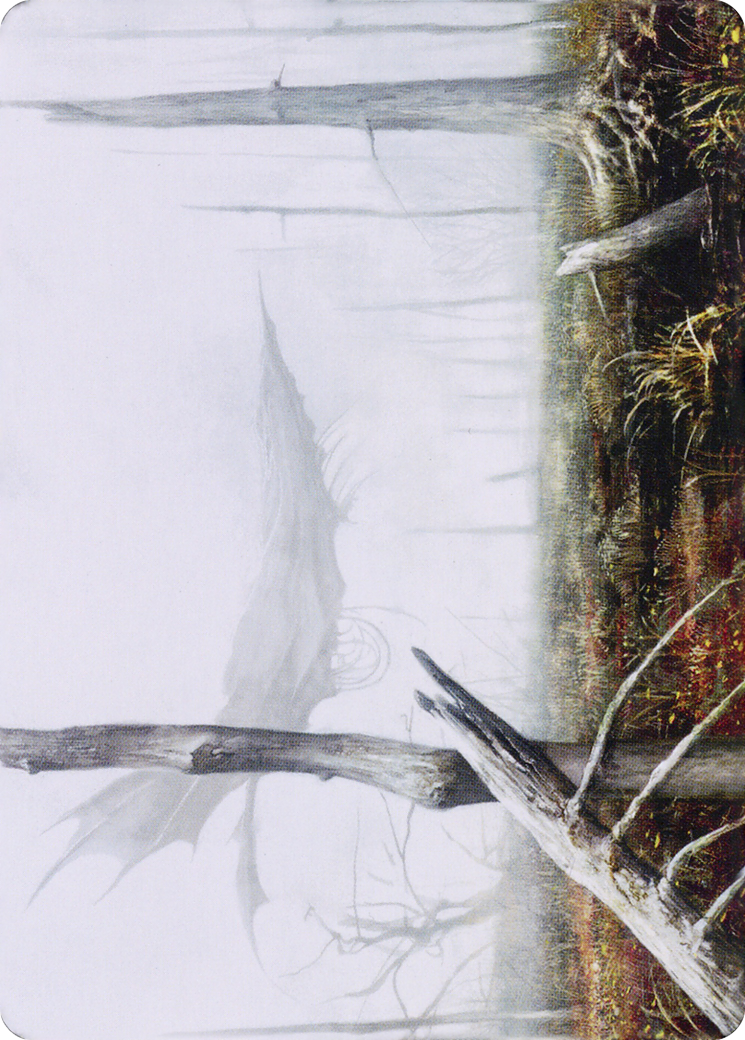 Swamp // Swamp (ADMU-064) - Dominaria United Art Series (Borderless) Foil