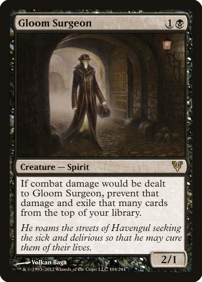Gloom Surgeon 104/244 (Avacyn Restored) 