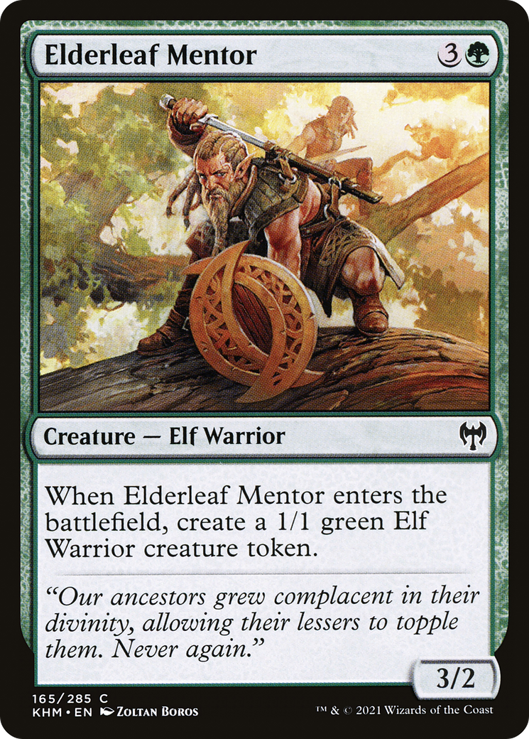 Elderleaf Mentor [Kaldheim] Foil