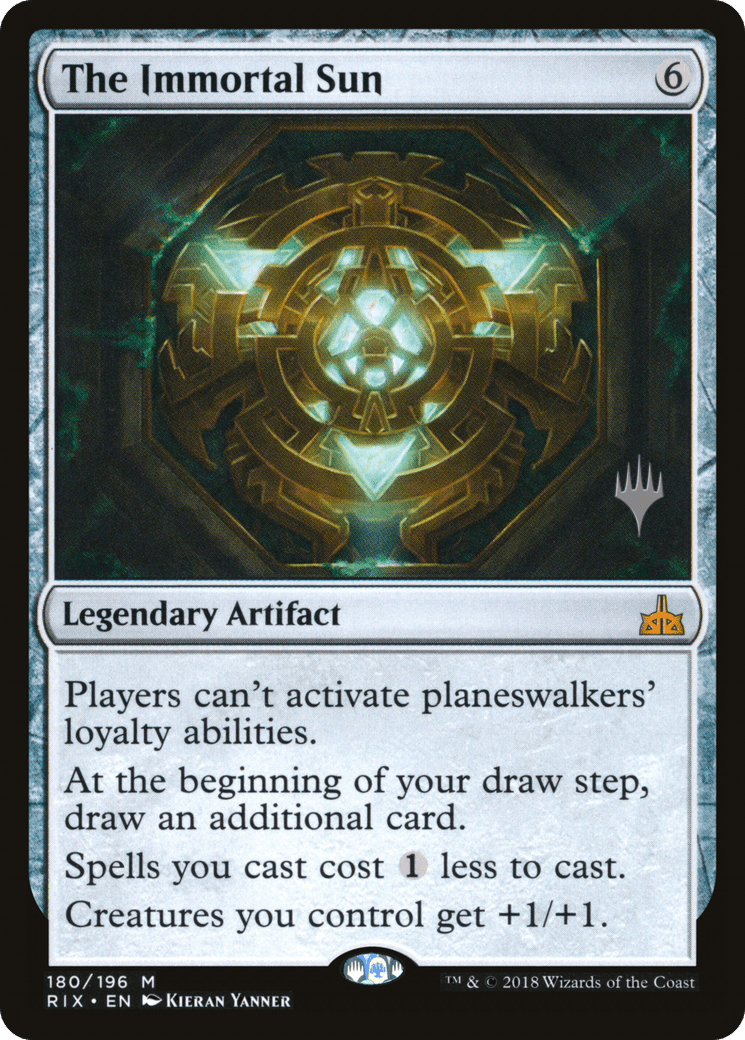 The Immortal Sun (Promo Pack) [Rivals of Ixalan Promos] Foil
