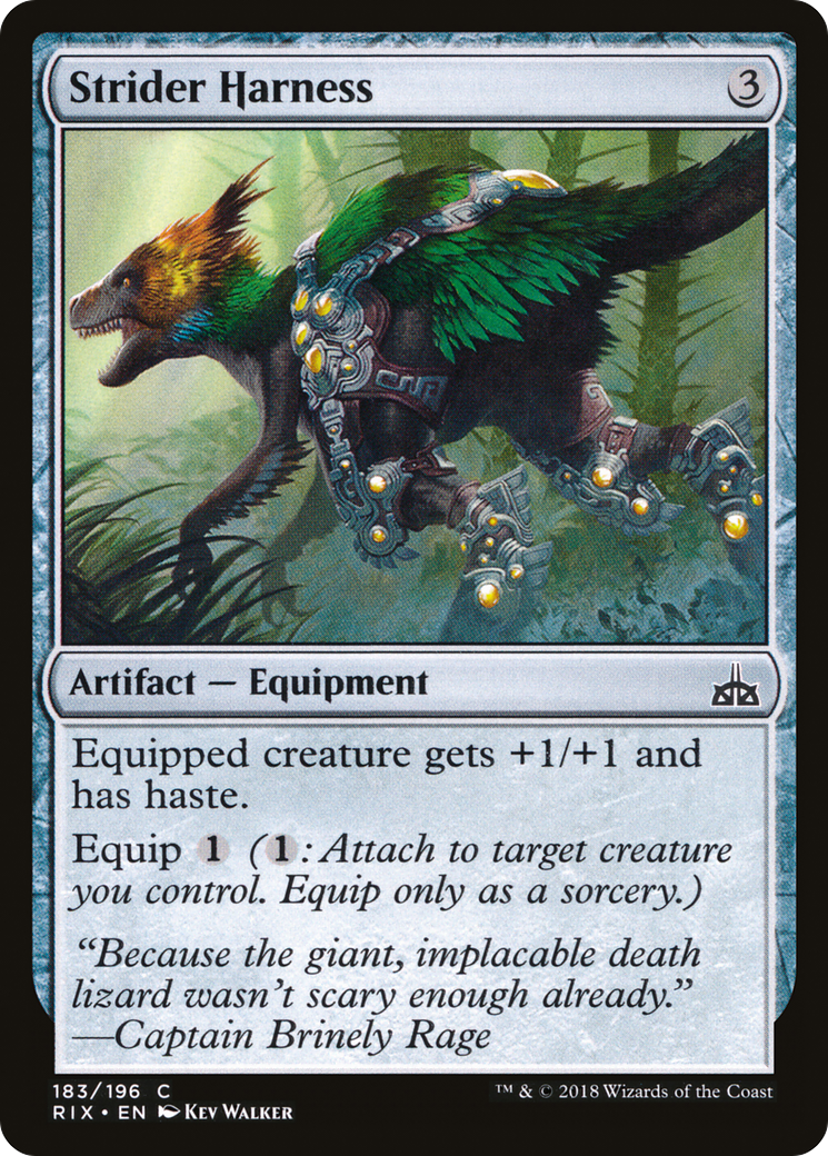 Strider Harness [Rivals of Ixalan] Foil