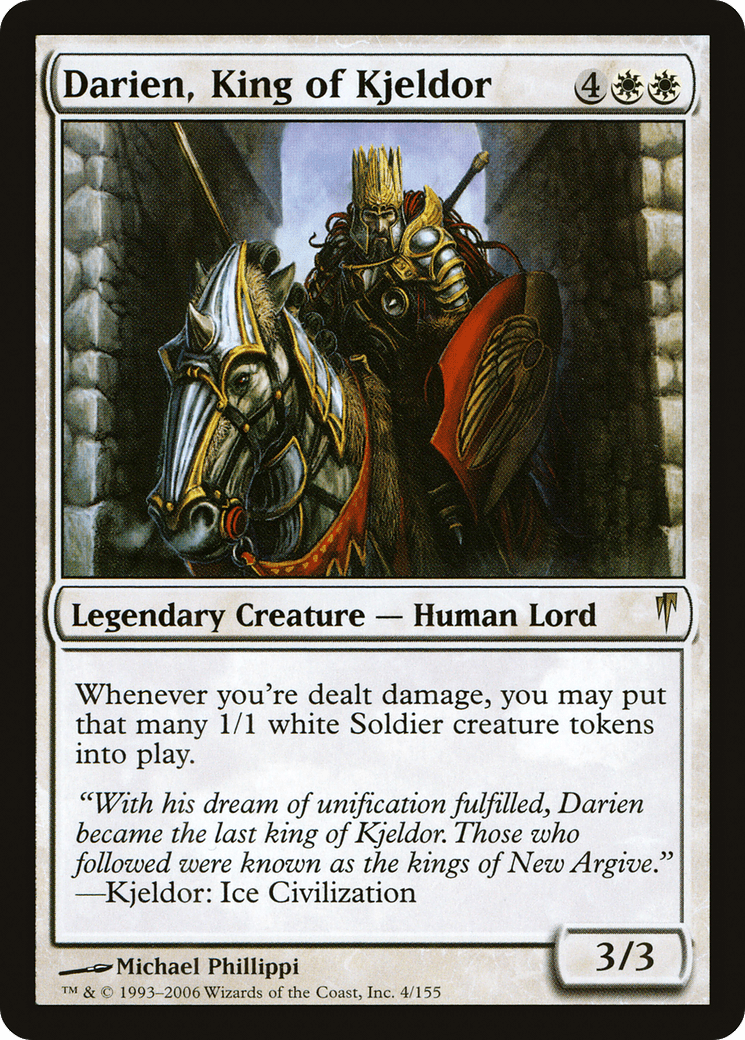 Darien, King of Kjeldor [Coldsnap] Foil