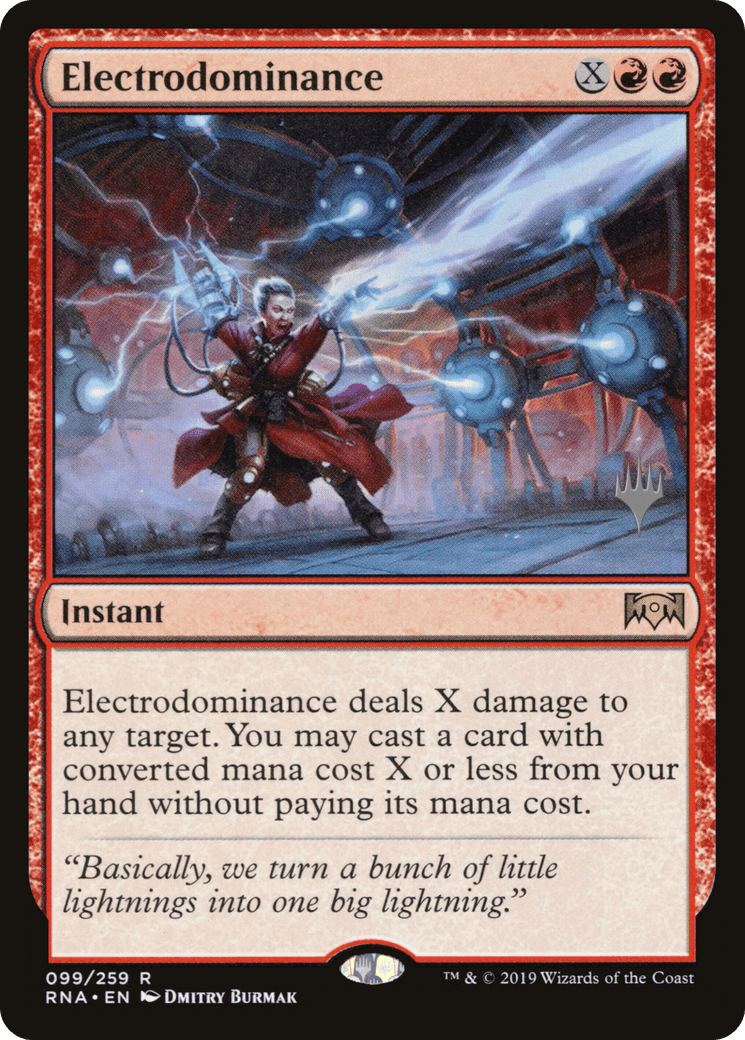 Electrodominance (Promo Pack) [Ravnica Allegiance Promos] Foil