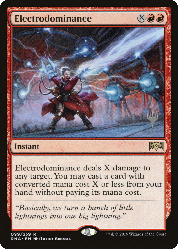 Electrodominance (Promo Pack) [Ravnica Allegiance Promos] Foil