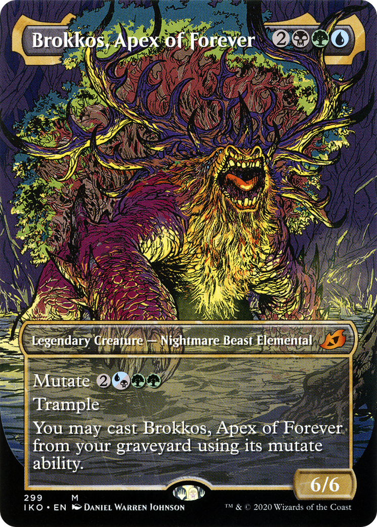 Brokkos, Apex of Forever (Showcase) [Ikoria: Lair of Behemoths] Foil