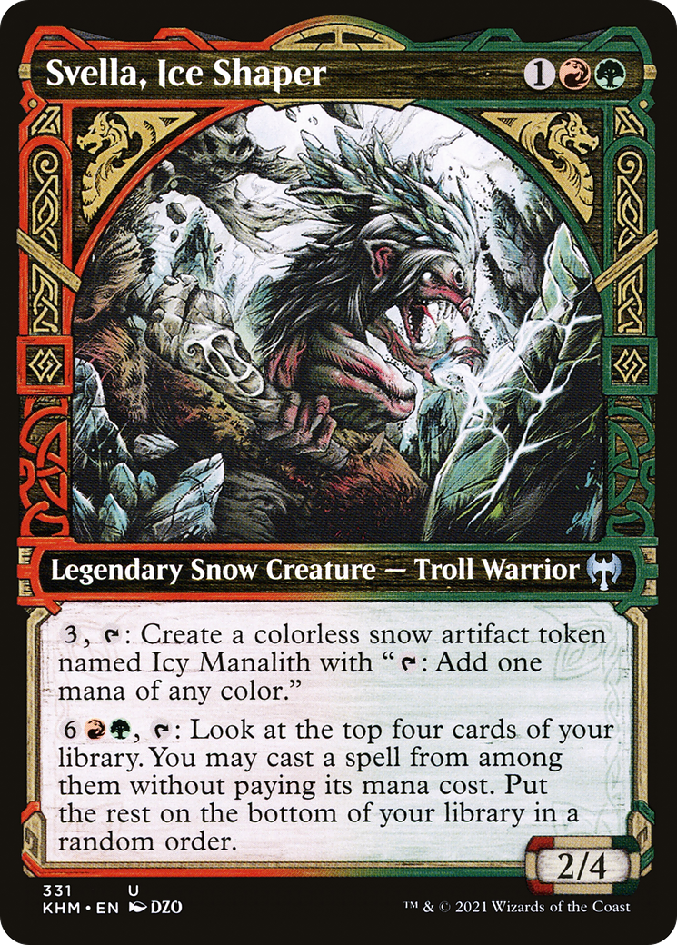 Svella, Ice Shaper (Showcase) [Kaldheim] Foil