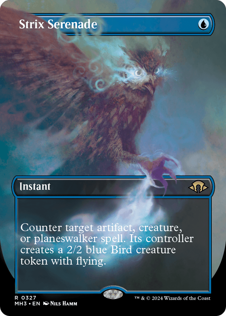 Strix Serenade (Borderless) [Modern Horizons 3] Foil