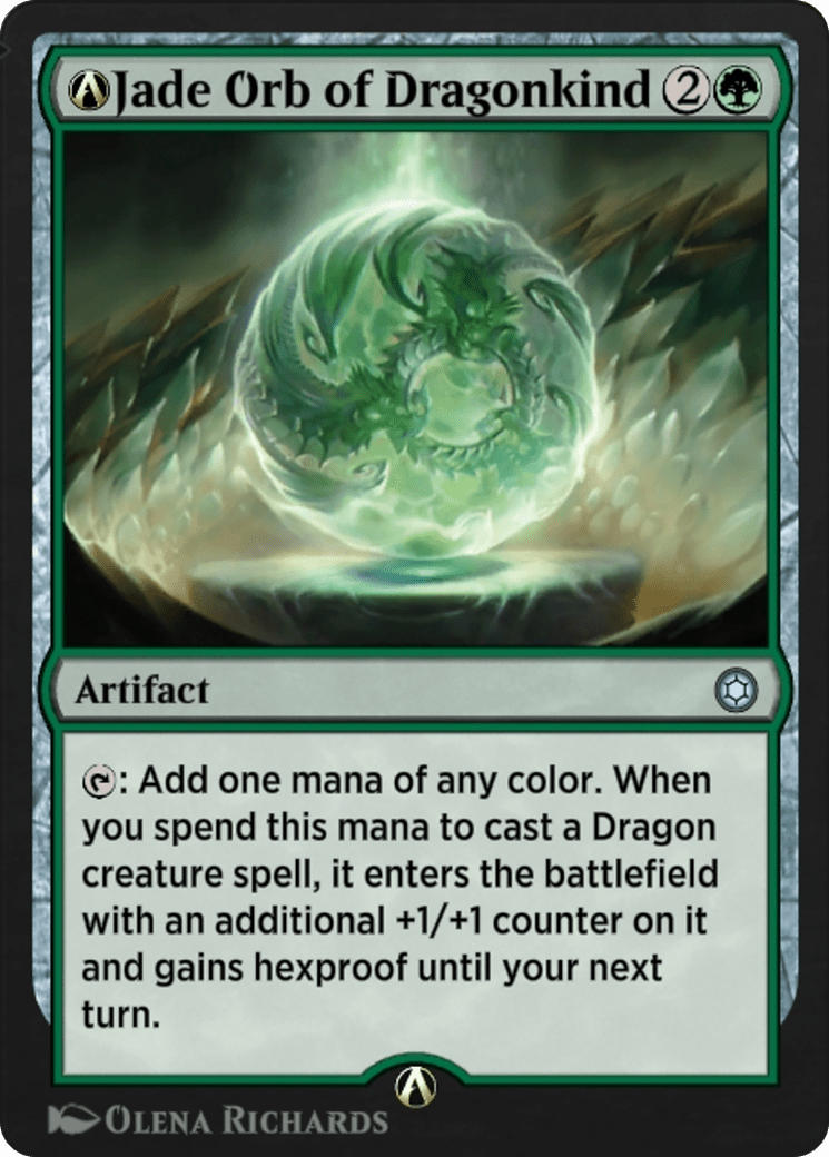 A-Jade Orb of Dragonkind (HBG-A-215) - Alchemy Horizons: Baldur's Gate