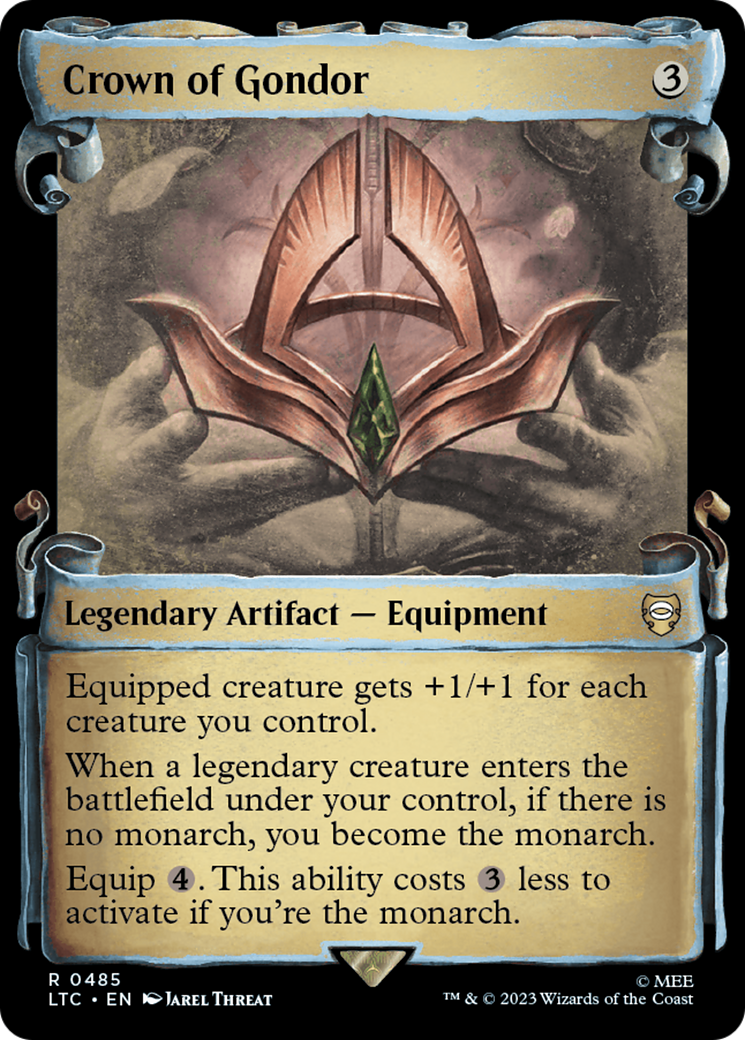 Crown of Gondor [The Lord of the Rings: Tales of Middle-Earth Commander Showcase Scrolls] Foil