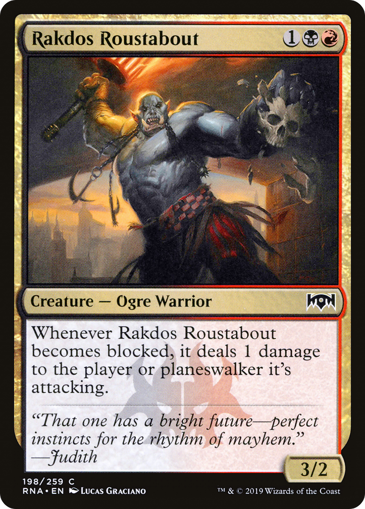 Rakdos Roustabout [Ravnica Allegiance] Foil