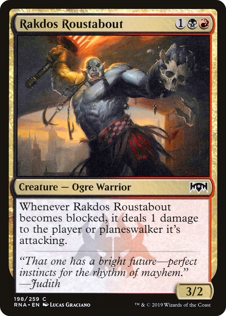 Rakdos Roustabout [Ravnica Allegiance] Foil