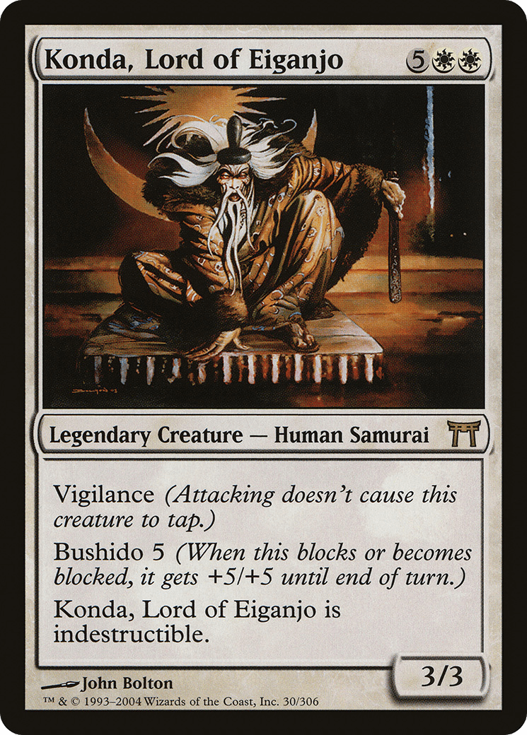 Konda, Lord of Eiganjo [Champions of Kamigawa] Foil