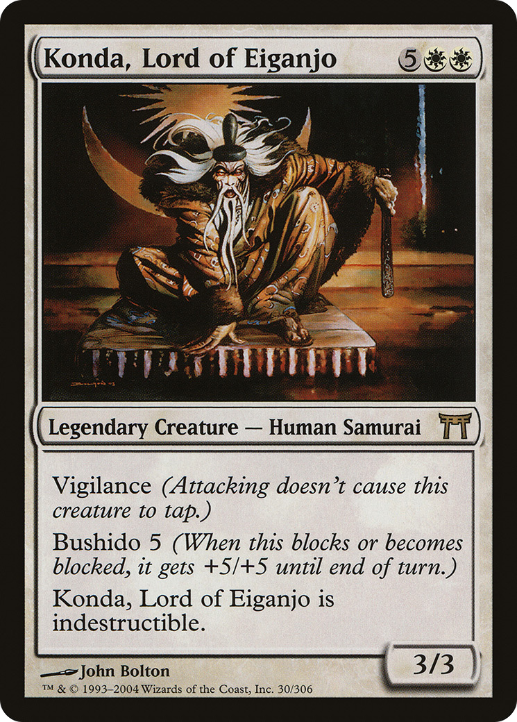 Konda, Lord of Eiganjo [Champions of Kamigawa] Foil