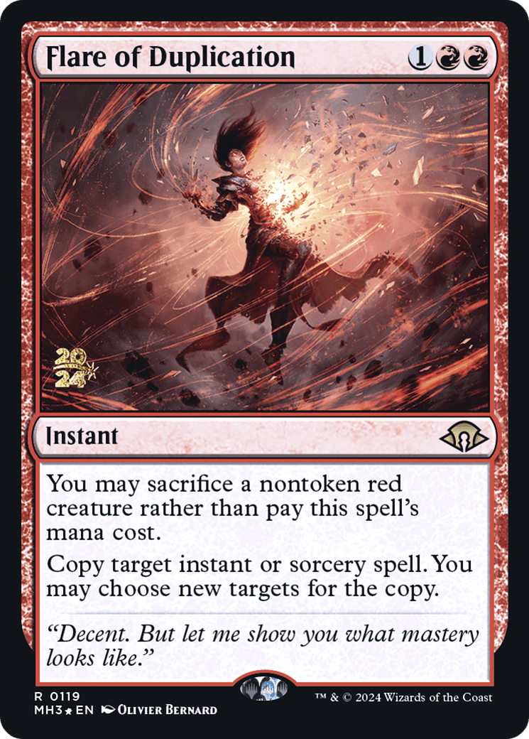 Flare of Duplication [Modern Horizons 3 Prerelease Promos]