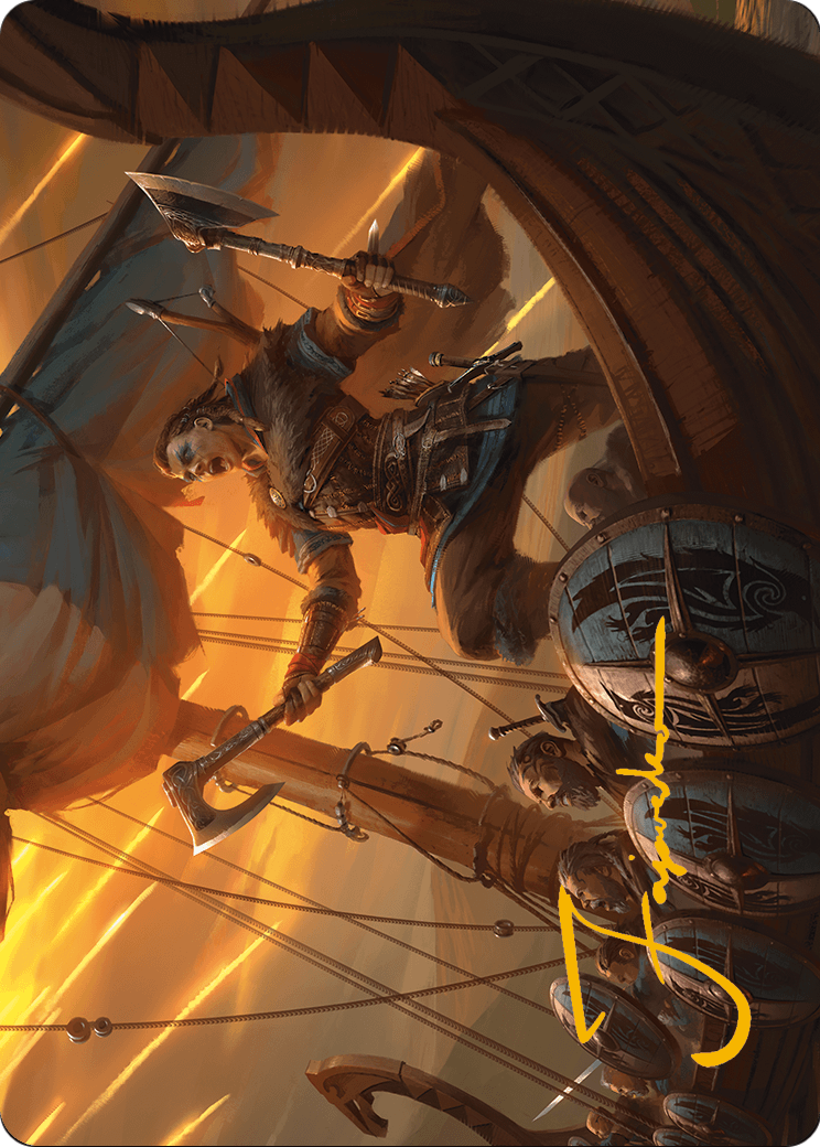 Eivor, Battle-Ready // Eivor, Battle-Ready (AACR-018) - Assassin's Creed Art Series (Borderless) Foil