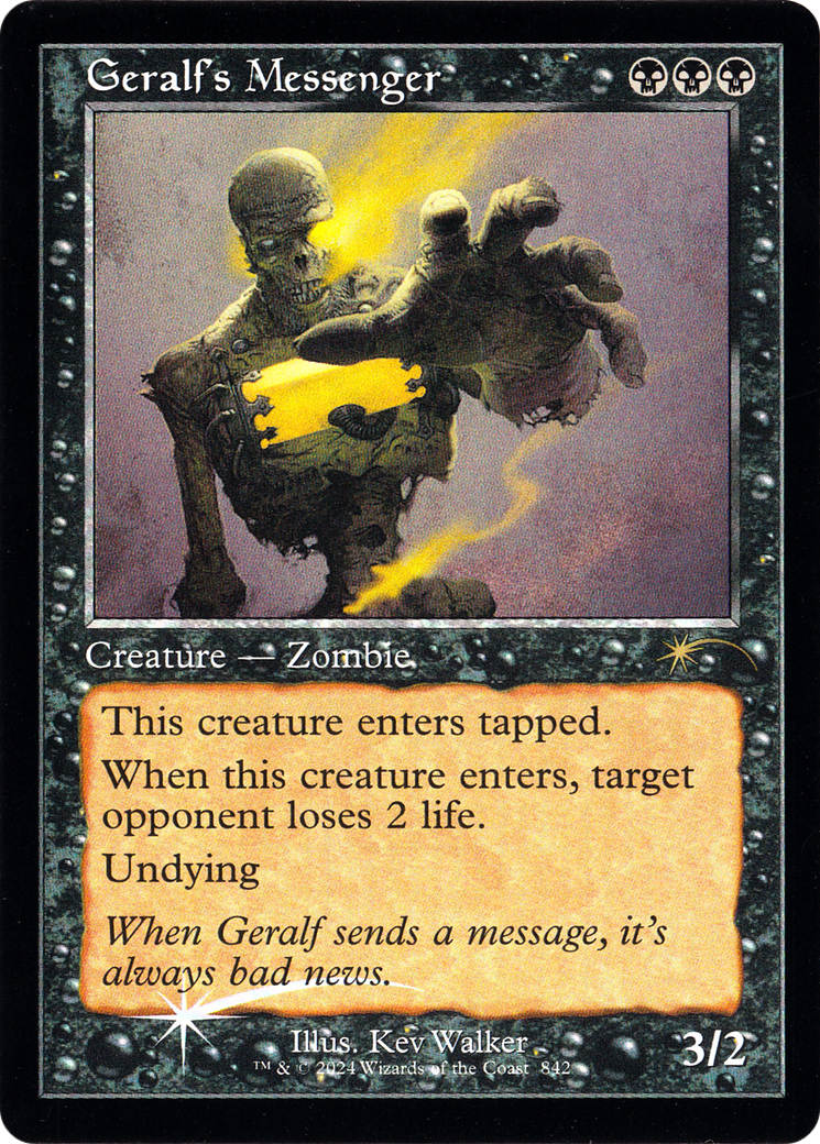 Geralf's Messenger (842) (Retro Frame) (842) [Secret Lair Drop Series]  Foil