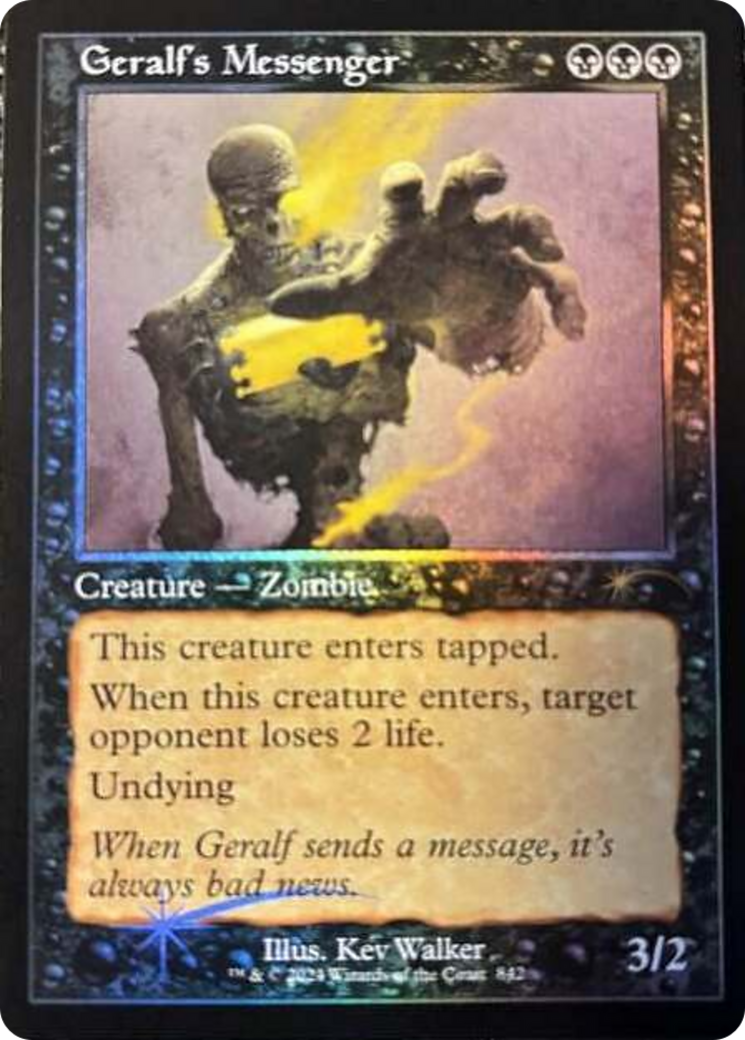 Geralf's Messenger (842) (Retro Frame) (842) [Secret Lair Drop Series]  Foil