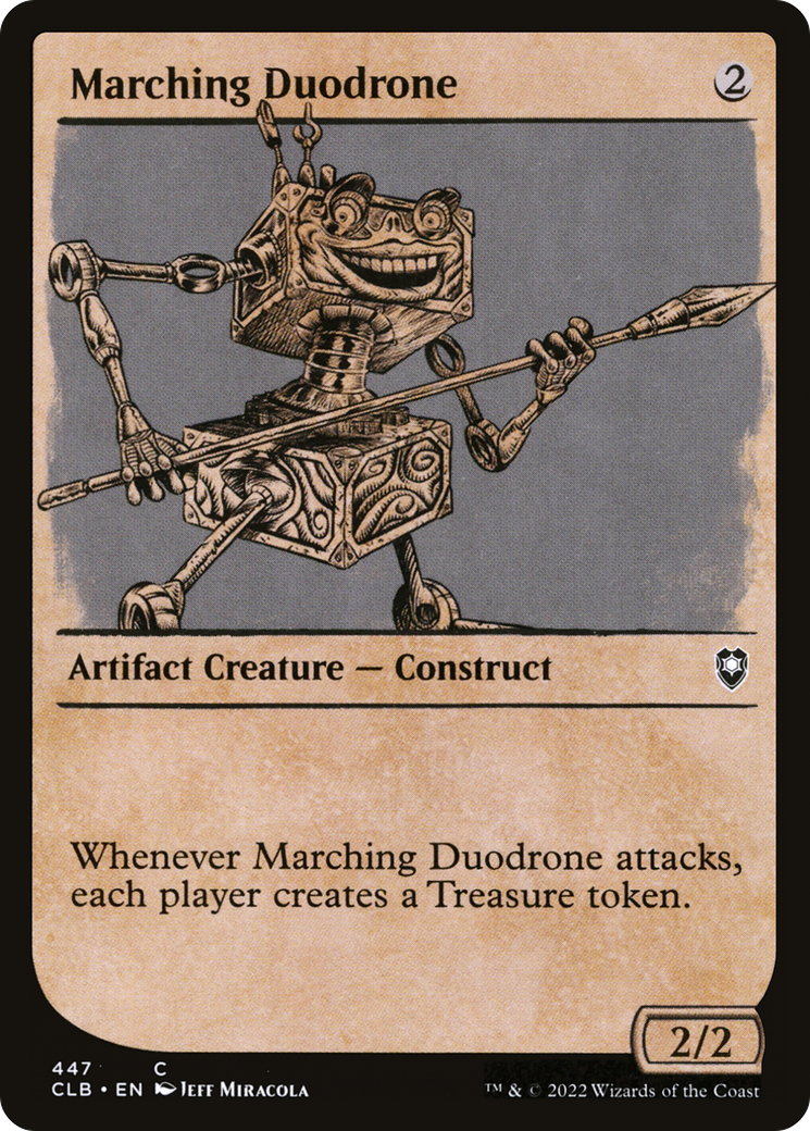 Marching Duodrone (Showcase) [Commander Legends: Battle for Baldur's Gate] Foil