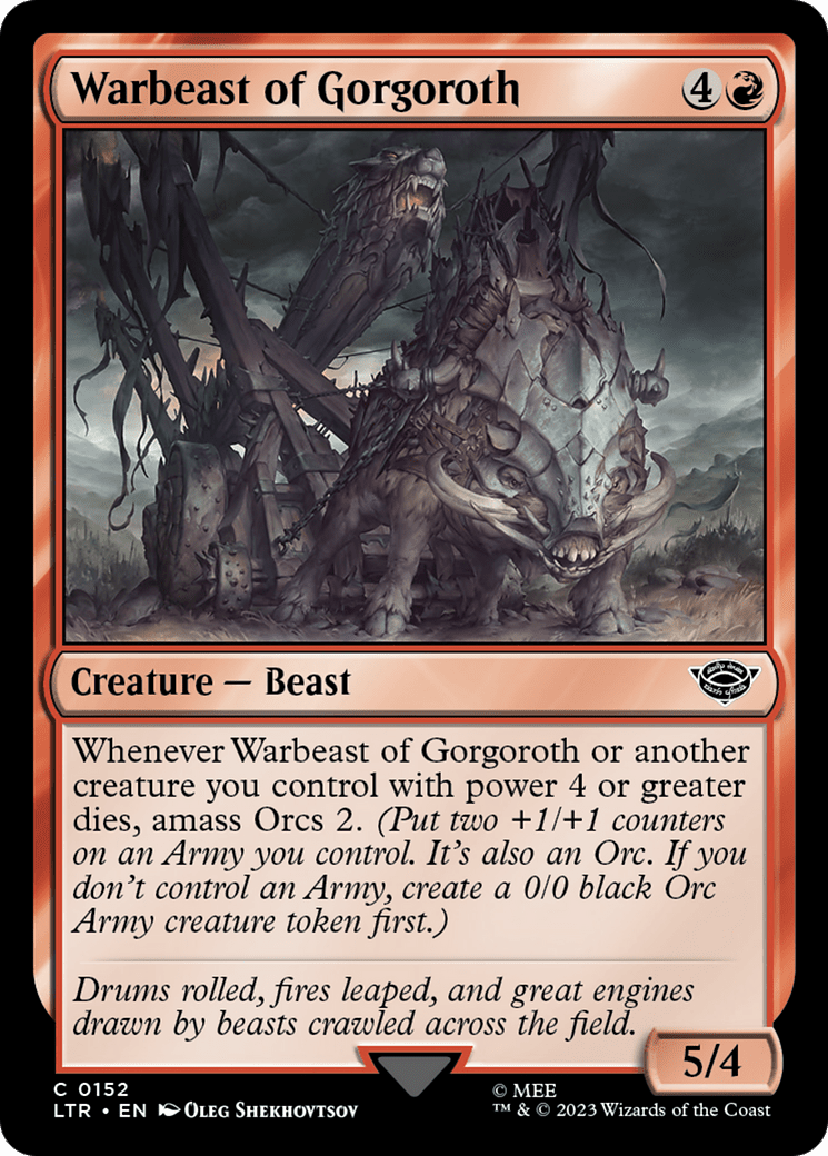 Warbeast of Gorgoroth [The Lord of the Rings: Tales of Middle-Earth] Foil