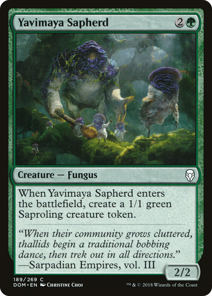 Yavimaya Sapherd [Dominaria] Foil
