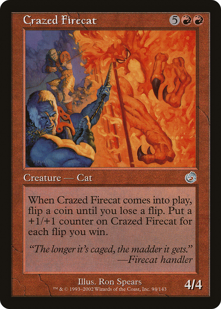 Crazed Firecat [Torment] Foil