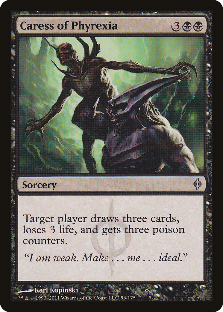 Caress of Phyrexia [New Phyrexia] Foil