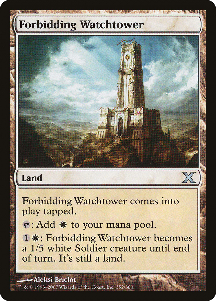 Forbidding Watchtower [Tenth Edition] Foil