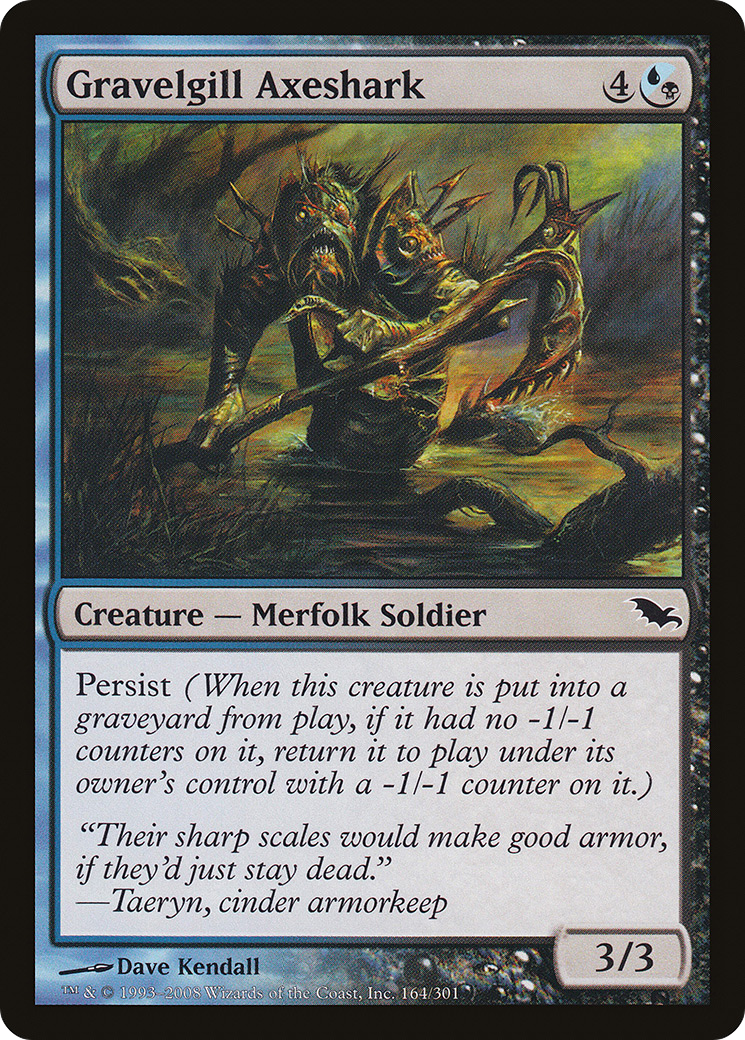 Gravelgill Axeshark [Shadowmoor] Foil