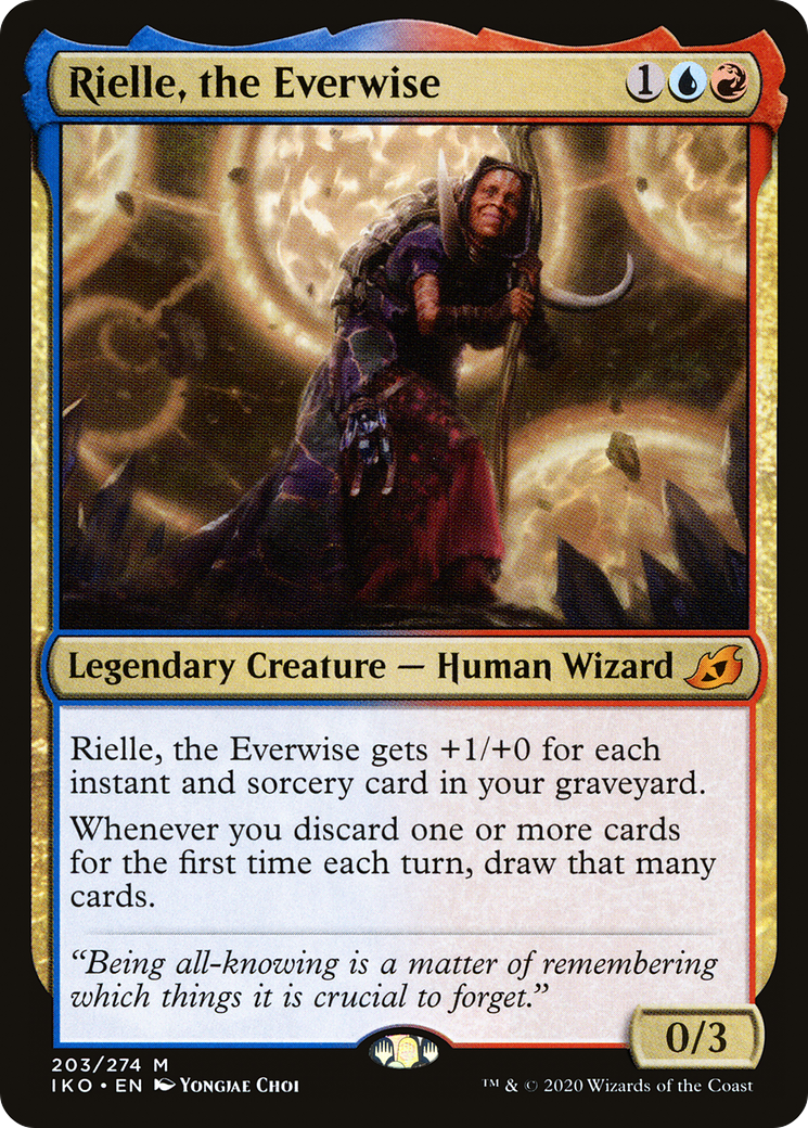 Rielle, the Everwise [Ikoria: Lair of Behemoths] Foil