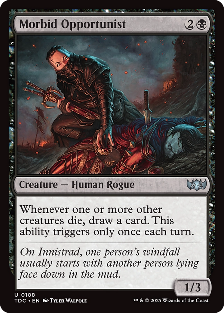 Morbid Opportunist (188) [Commander: Tarkir: Dragonstorm]