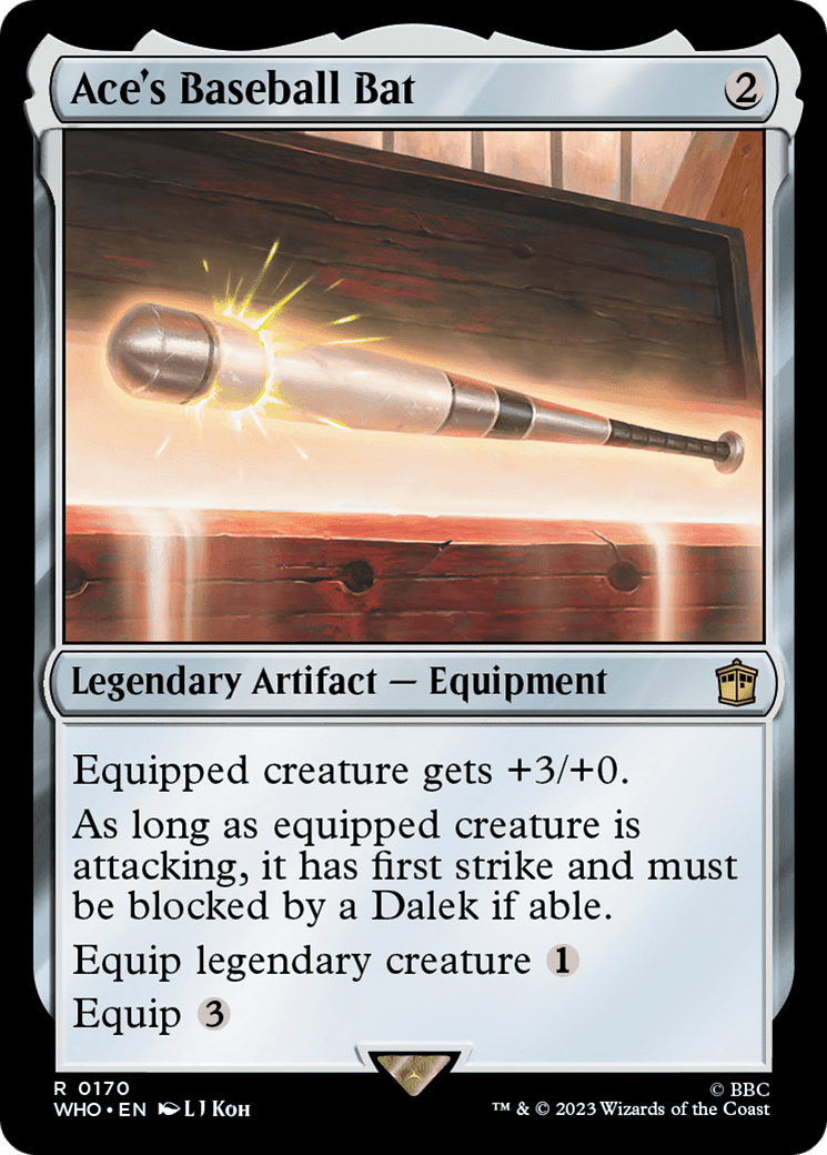 Ace's Baseball Bat [Doctor Who] Foil