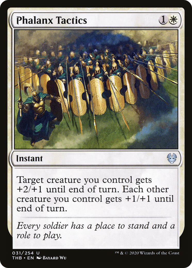 Phalanx Tactics [Theros Beyond Death] Foil