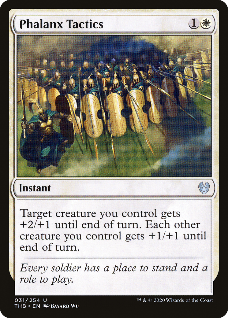 Phalanx Tactics [Theros Beyond Death] Foil