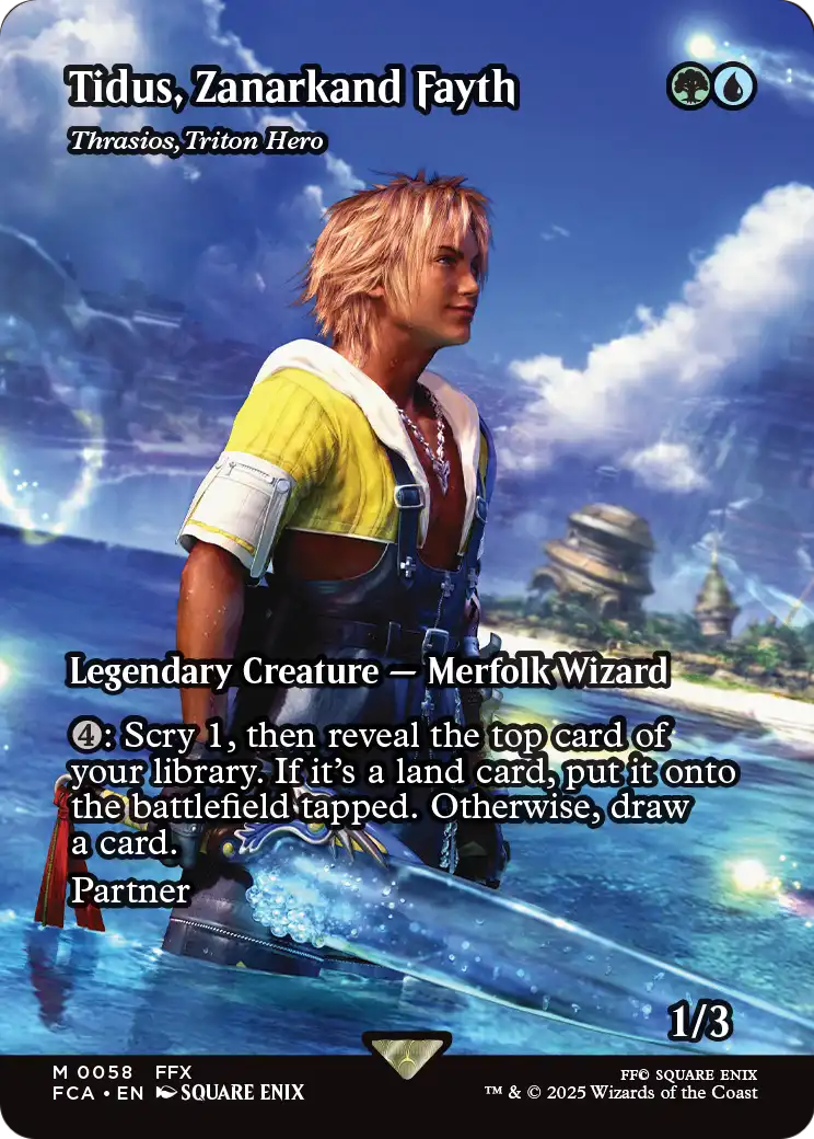 Tidus, Zanarkand Fayth - Thrasios, Triton Hero (Showcase) (058) [FINAL FANTASY: Through the Ages]